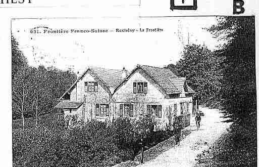 Ville de RECHESY Carte postale ancienne